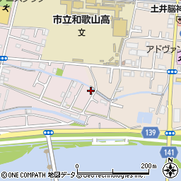 和歌山県和歌山市園部1360周辺の地図