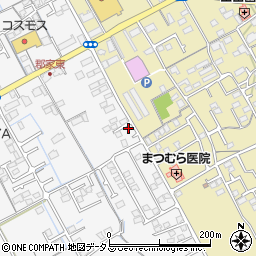 香川県丸亀市郡家町1739-6周辺の地図