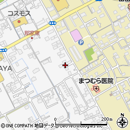 香川県丸亀市郡家町1743-4周辺の地図