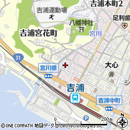 広島県呉市吉浦本町1丁目5周辺の地図