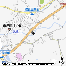 株式会社岡本商店　福良給油所周辺の地図