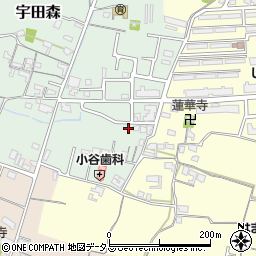 和歌山県和歌山市宇田森9周辺の地図
