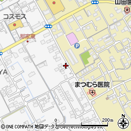 香川県丸亀市郡家町1743-3周辺の地図