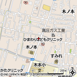 和歌山県和歌山市木ノ本301-16周辺の地図