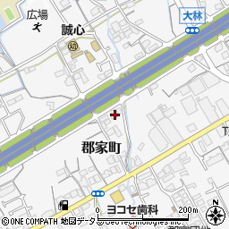 香川県丸亀市郡家町2556周辺の地図