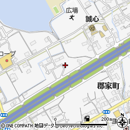 香川県丸亀市郡家町2632-10周辺の地図