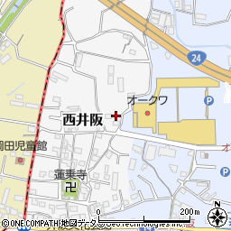 和歌山県紀の川市西井阪75周辺の地図