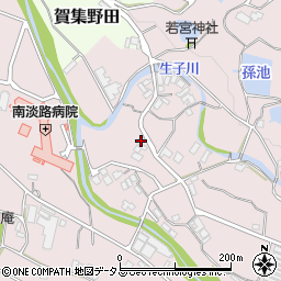 兵庫県南あわじ市賀集福井1858周辺の地図