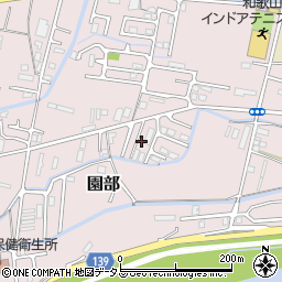 和歌山県和歌山市園部1109周辺の地図