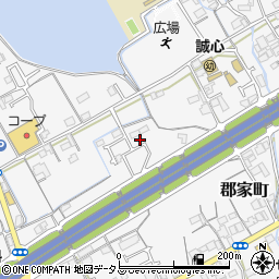 香川県丸亀市郡家町2632-8周辺の地図