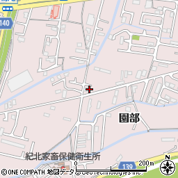 和歌山県和歌山市園部1134周辺の地図