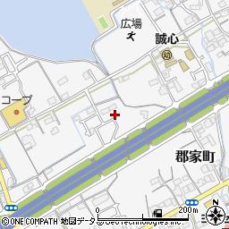 香川県丸亀市郡家町2632-9周辺の地図