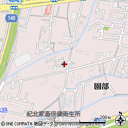 和歌山県和歌山市園部1151周辺の地図