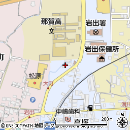 和歌山県岩出市高塚108-1周辺の地図