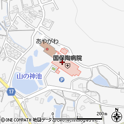 綾川町国民健康保険陶病院周辺の地図
