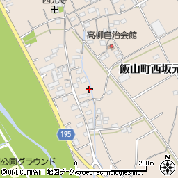 香川県丸亀市飯山町西坂元1364-3周辺の地図