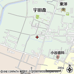 和歌山県和歌山市宇田森4周辺の地図