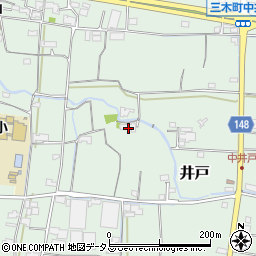 香川県木田郡三木町井戸2141周辺の地図