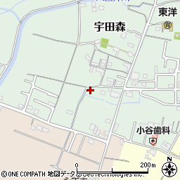 和歌山県和歌山市宇田森2周辺の地図