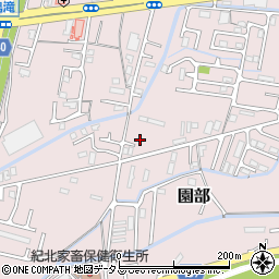和歌山県和歌山市園部1132周辺の地図
