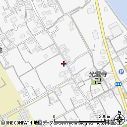香川県丸亀市郡家町2833-1周辺の地図
