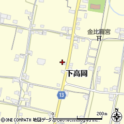 香川県木田郡三木町下高岡1591周辺の地図