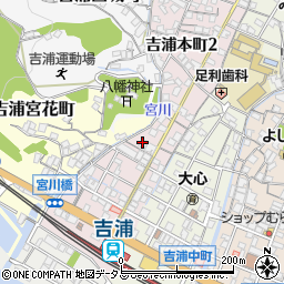 広島県呉市吉浦本町1丁目12周辺の地図