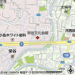 栄谷文化会館周辺の地図