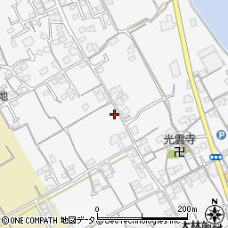 香川県丸亀市郡家町2836-1周辺の地図