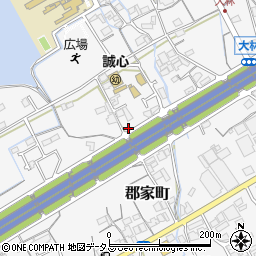 香川県丸亀市郡家町2579-2周辺の地図