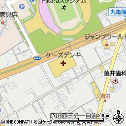 ケーズデンキ丸亀店周辺の地図