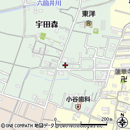 和歌山県和歌山市宇田森35周辺の地図