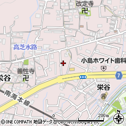 和歌山県和歌山市栄谷389-14周辺の地図
