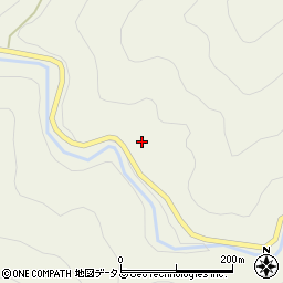 奈良県五條市西吉野町勢井224周辺の地図