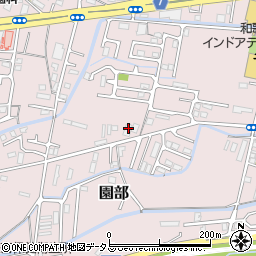和歌山県和歌山市園部1113周辺の地図