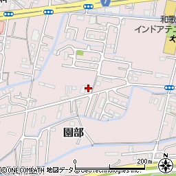 和歌山県和歌山市園部1112周辺の地図