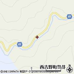 奈良県五條市西吉野町勢井30周辺の地図