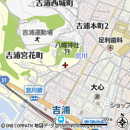 広島県呉市吉浦宮花町2周辺の地図