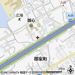香川県丸亀市郡家町2579-3周辺の地図