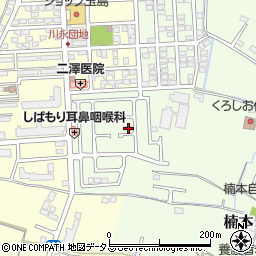 和歌山県和歌山市楠本72-110周辺の地図
