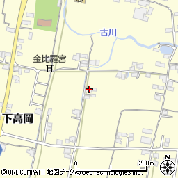 香川県木田郡三木町下高岡423周辺の地図