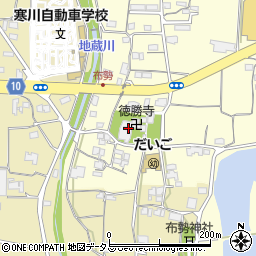 徳勝寺周辺の地図