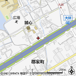 香川県丸亀市郡家町2565-9周辺の地図