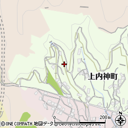 広島県呉市上内神町周辺の地図