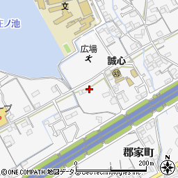 香川県丸亀市郡家町2593周辺の地図