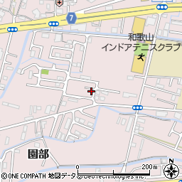 和歌山県和歌山市園部1077周辺の地図