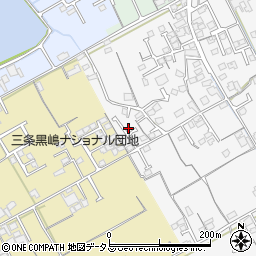 香川県丸亀市郡家町2863-12周辺の地図