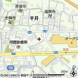 和歌山県和歌山市平井102周辺の地図