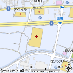 ナフコツーワンスタイル和歌山北インター店周辺の地図