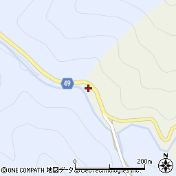 奈良県五條市西吉野町勢井9周辺の地図